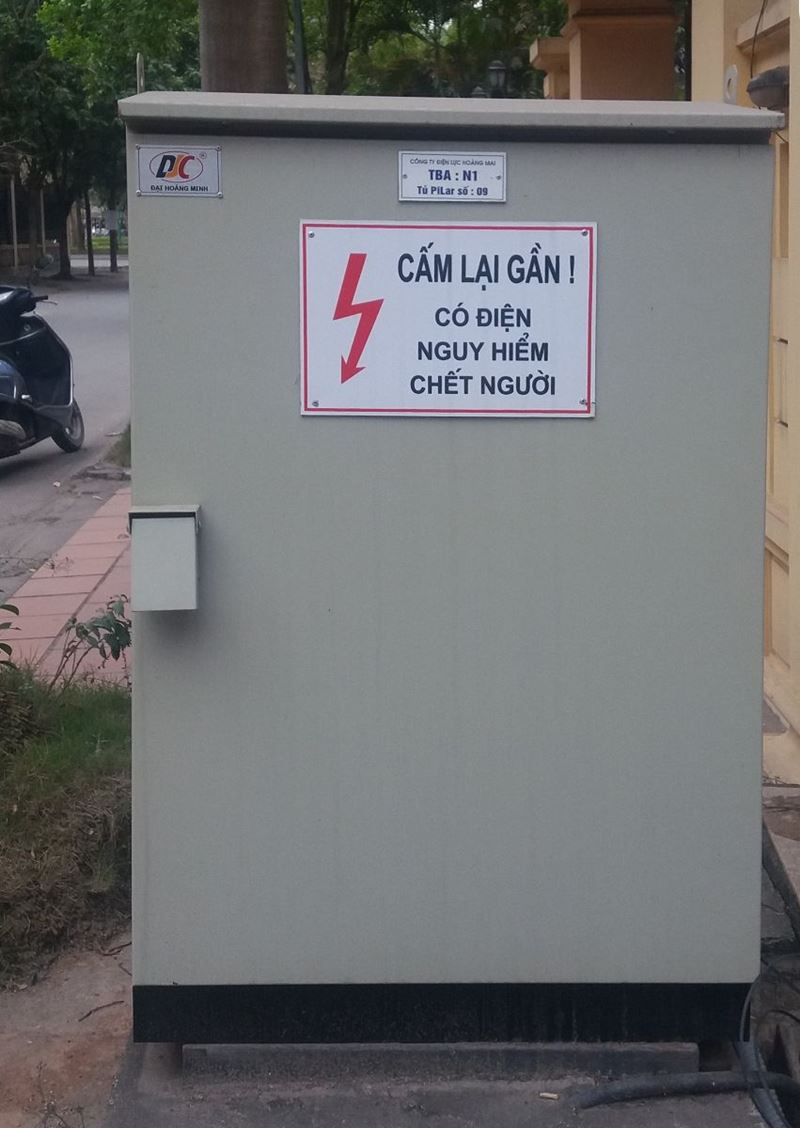 Không đến gần trạm biến áp. (Ảnh: Internet)