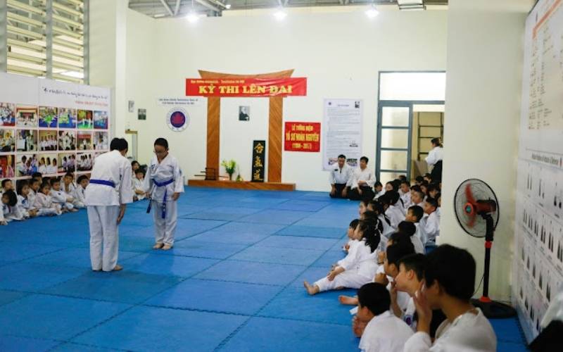 Luyện võ tại đạo đường Aikido Kids. (Ảnh: Sưu tầm Internet)