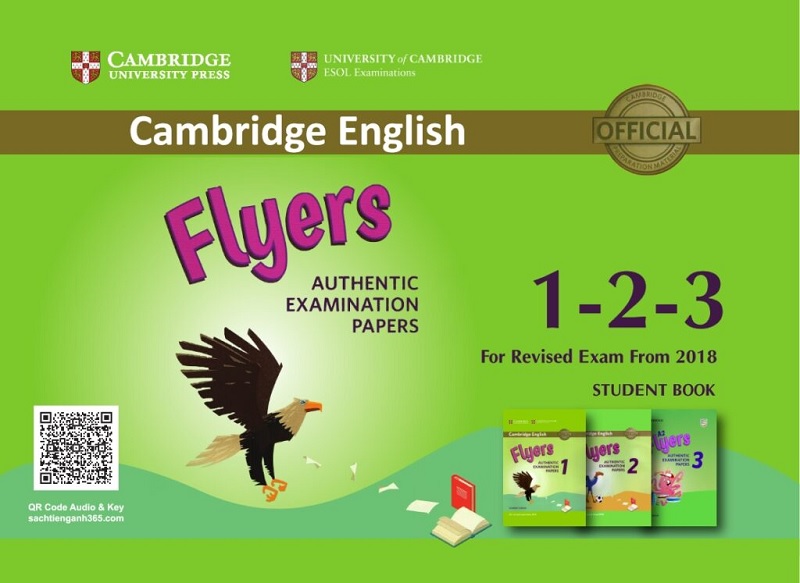 Luyện thi hiệu quả với bộ sách Flyers – Authentic Examination Papers (Quyển 1-3) (Ảnh: Flyers)