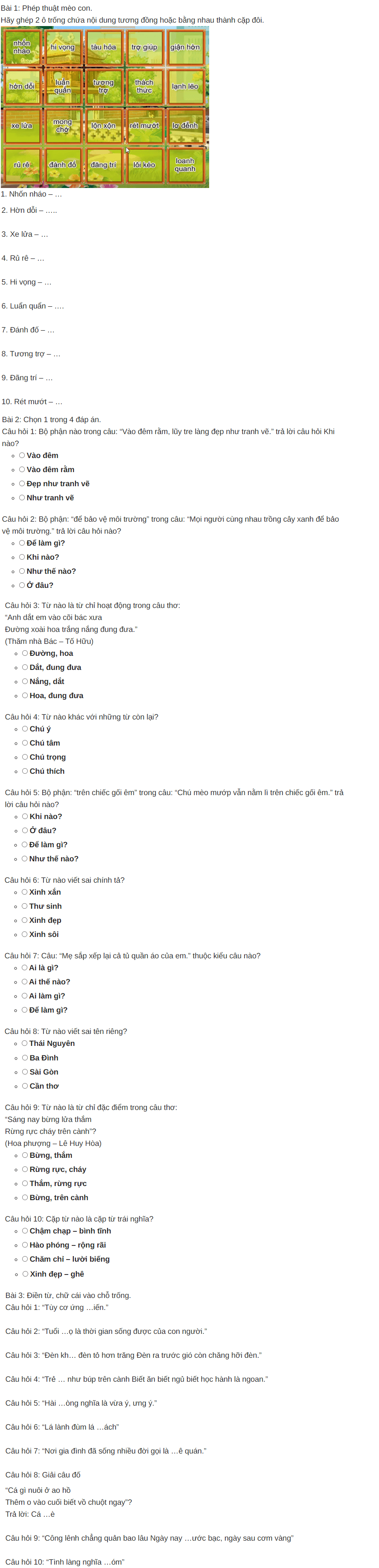 Ôn luyện đề trước khi thi sẽ giúp bé có sự chuẩn bị tốt hơn cho thi thật. (Ảnh: Giáo Viên VN)