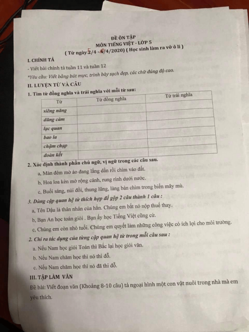 Việc lên kế hoạch ôn tập và mục tiêu là giải pháp giúp bé ôn thi hiệu quả. (Ảnh: internet)