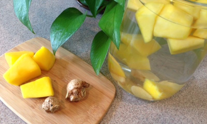 Detox xoài gừng. (Ảnh: Nguồn Internet)