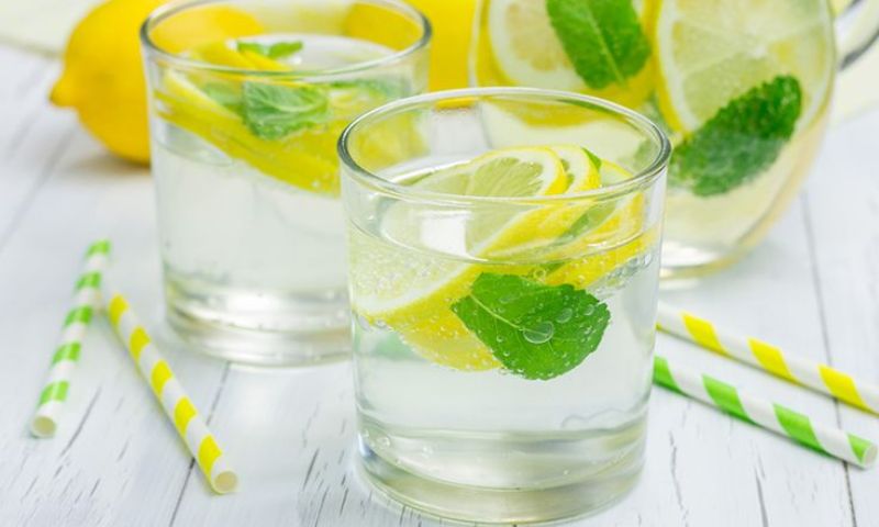 Detox chanh bạc hà. (Ảnh: Nguồn Internet)