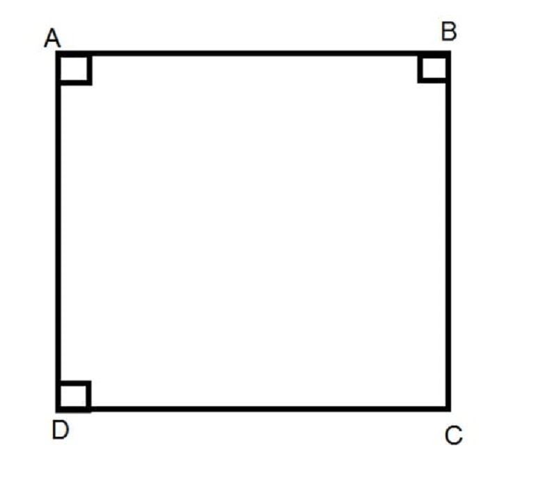 Cách tính diện tích tứ giác là hình vuông. (Ảnh: Internet)