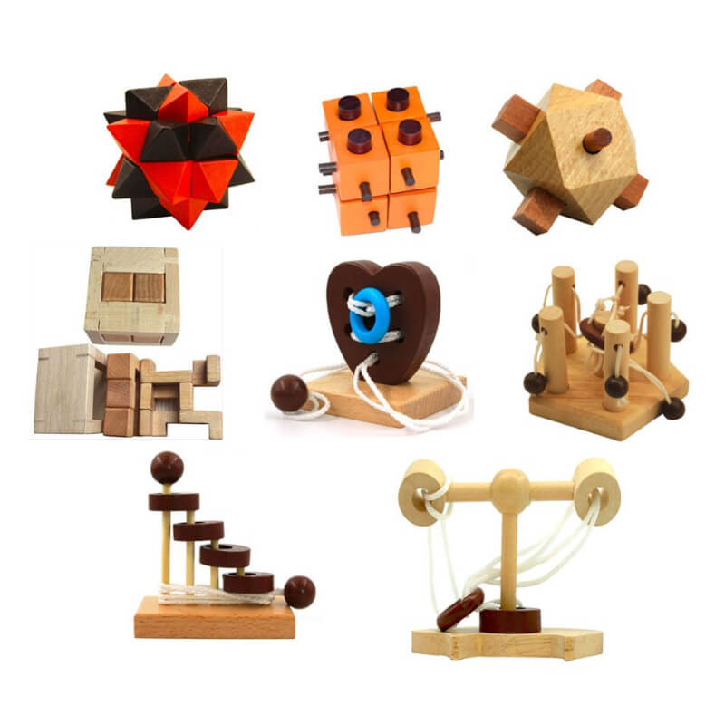 Đồ chơi giải đố gi&uacute;p con cải thiện kỹ năng tư duy. (Ảnh: Shopee)