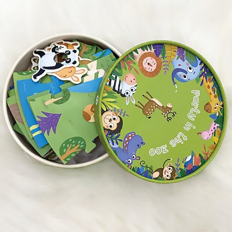 Đồ chơi lắp ghép vườn bách thú tăng trí tưởng tượng cho bé. (Ảnh: Sưu tầm Internet)