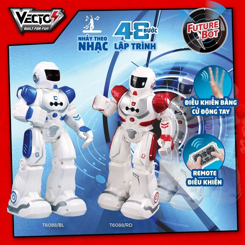 Hai phiên bản của robot đồ chơi T6088 (Ảnh: Mykingdom)