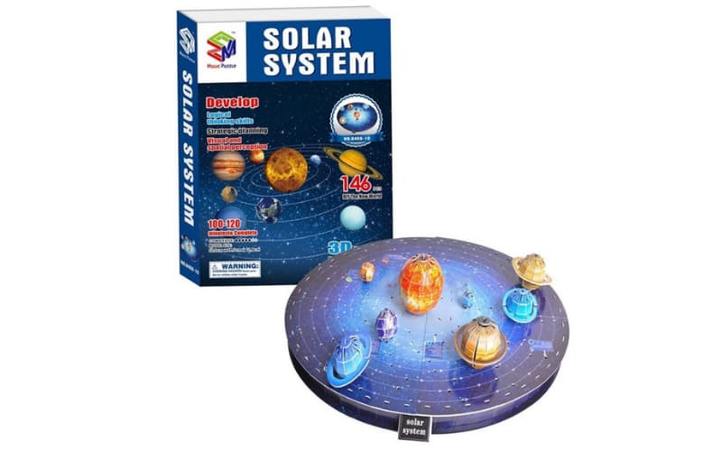 Mô hình đồ chơi hệ mặt trời khám phá không gian. (Ảnh: Sưu tầm Internet)