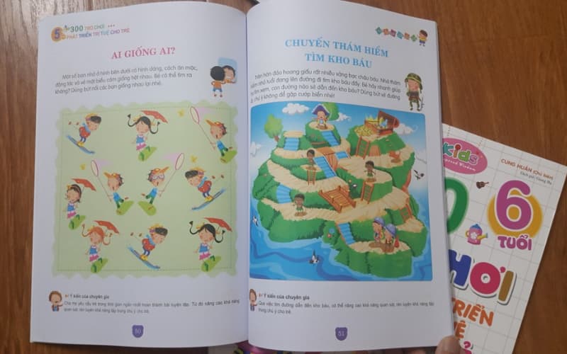 Sách truyện phát triển trí tuệ cho trẻ. (Ảnh: Sưu tầm Internet)
