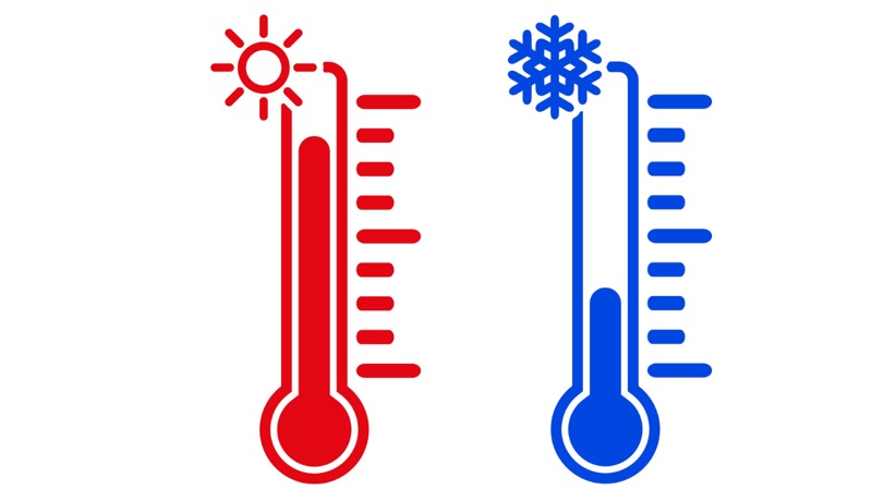 Nhiệt độ được hiểu là mức hiển thị nóng và lạnh của một vật chất. (Ảnh: Sưu tầm internet)