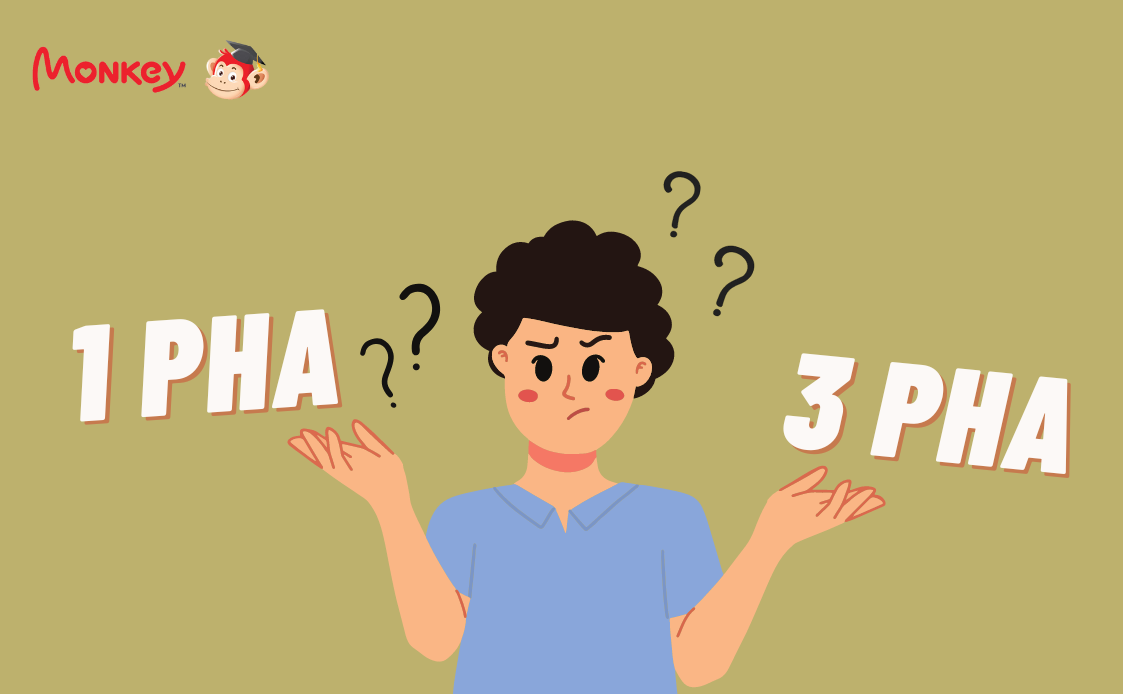 Sự khác giữa hai dòng điện 1 pha và 3 pha. (Ảnh: Monkey)