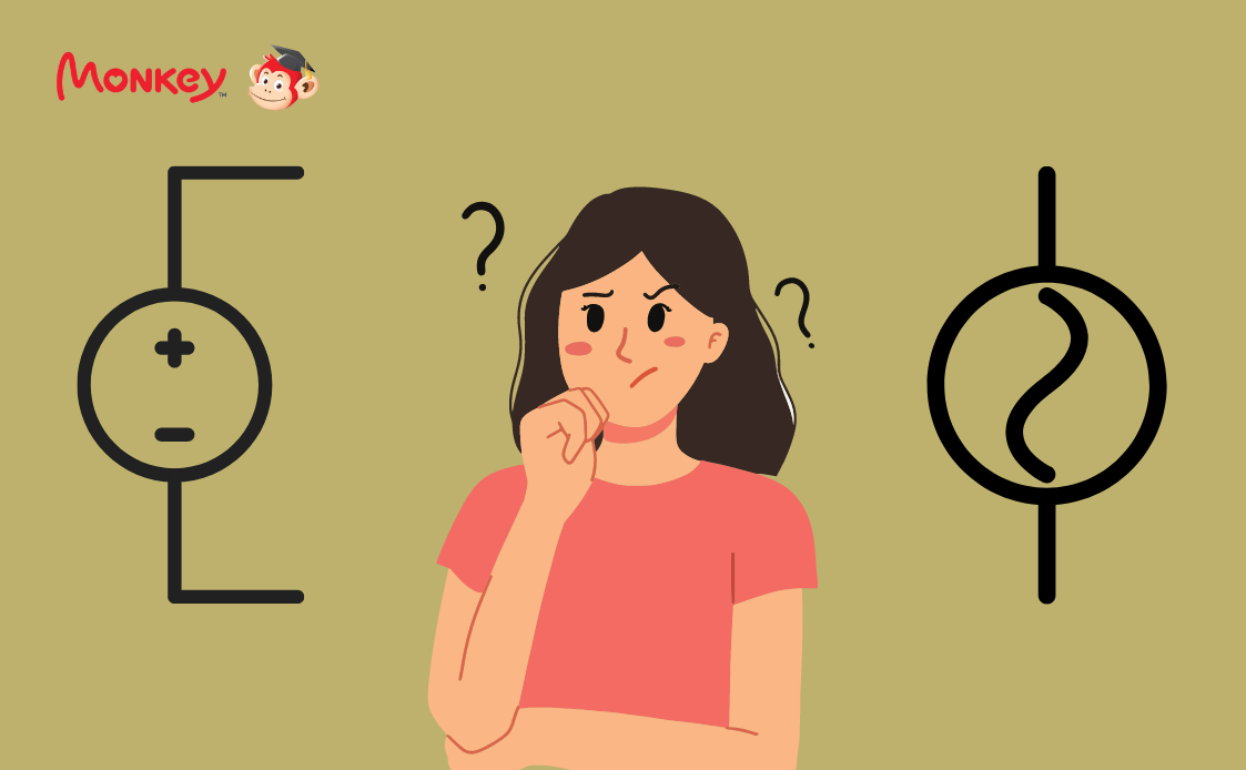 Sự khác giữa hai dòng điện 1 chiều và xoay chiều. (Ảnh: Monkey)