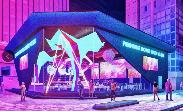 Bar lớn nhất Việt Nam - New Phương Đông Bar. (ảnh: Sưu tầm internet)