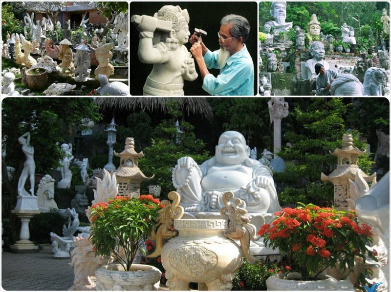 Khám phá Làng đá mỹ nghệ Non Nước. (Ảnh: Sưu tầm internet)