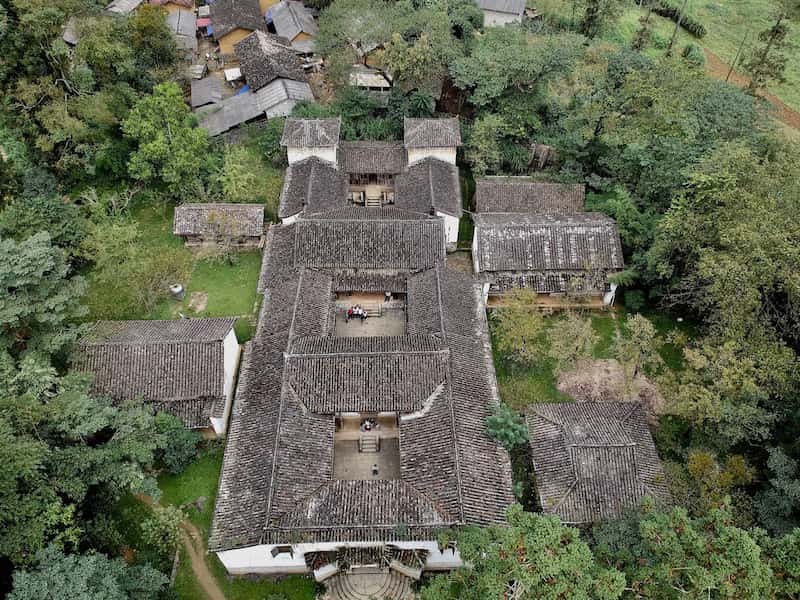 Toàn cảnh dinh vua Mèo nhìn từ trên cao. (Ảnh: Internet)