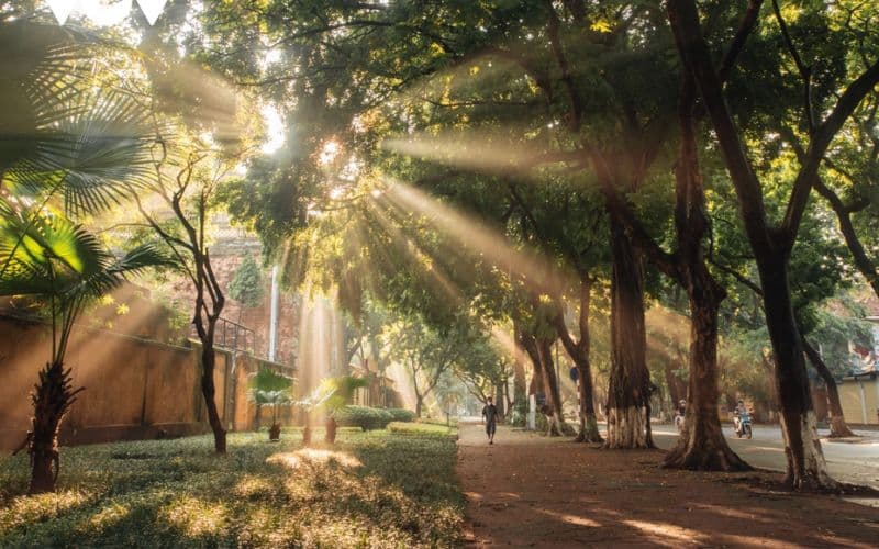 Khung cảnh Hà Nội bình yên. (Ảnh: Sưu tầm Internet)