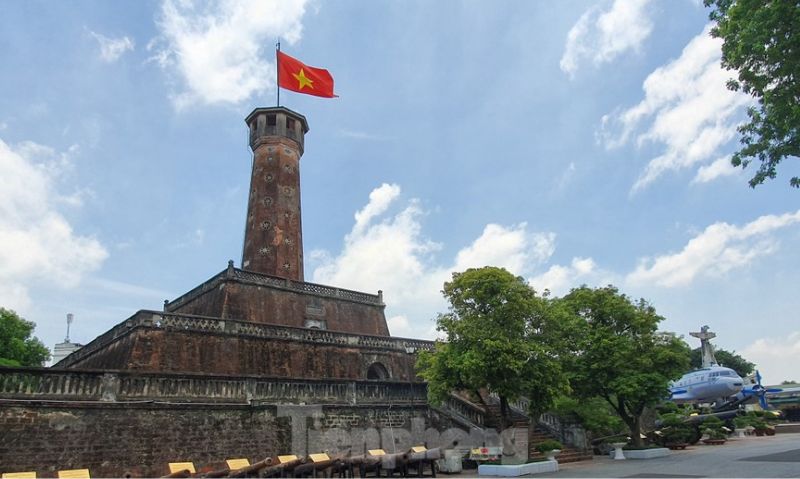 Cột Cờ Hà Nội. (Ảnh: Sưu tầm Internet)