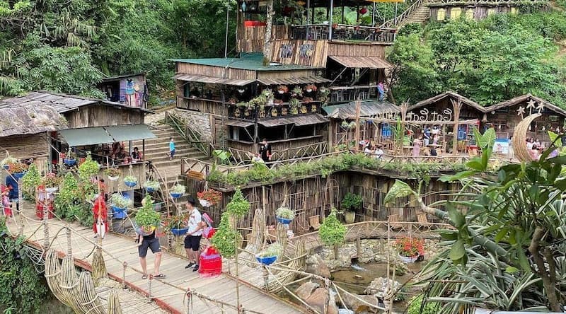 Bản Cát Cát của người H’Mông. (Ảnh: Internet)