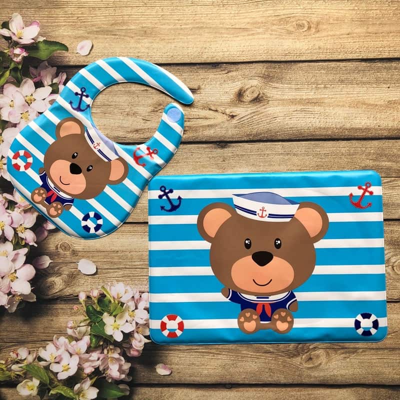 Khăn trải bàn ăn dặm. (Ảnh: sưu tầm internet)