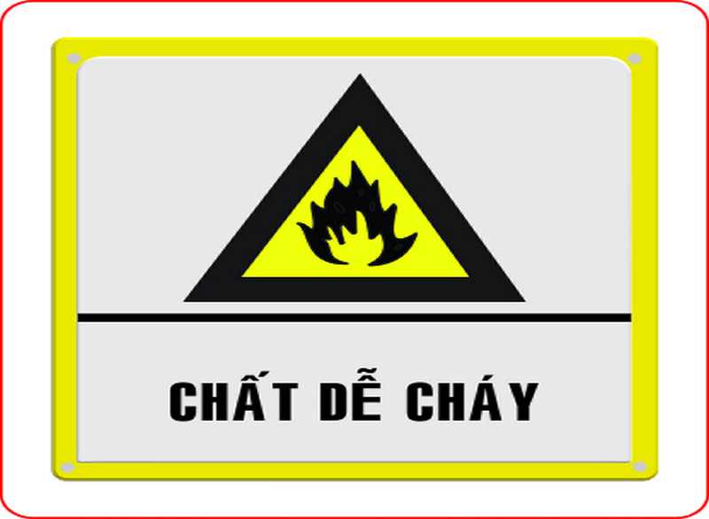 Tính dễ cháy của dung môi. (Ảnh: Sưu tầm Internet)