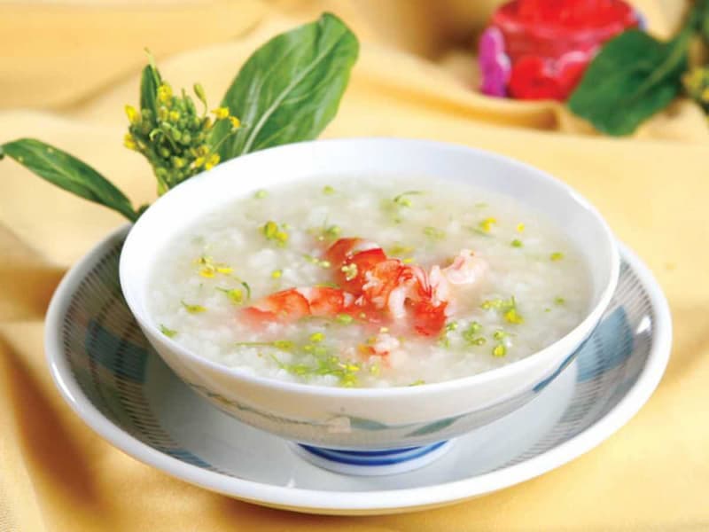 Cháo ếch nấu mướp. (Ảnh: sưu tầm internet)