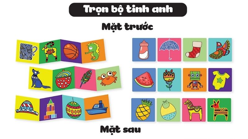 Flashcard tiếng Anh cho bé kích thích thị giác tinh anh. (Ảnh: Sưu tầm Internet)
