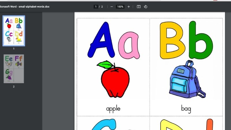 Tải 50 bộ flashcard tiếng Anh cho bé. (Ảnh: Sưu tầm Internet) 