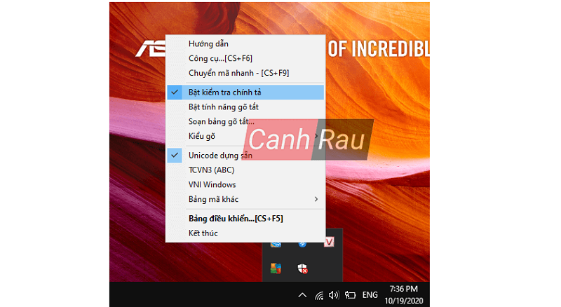 Hoàn thiện việc cài đặt font chữ. (Ảnh: Canh Rau)