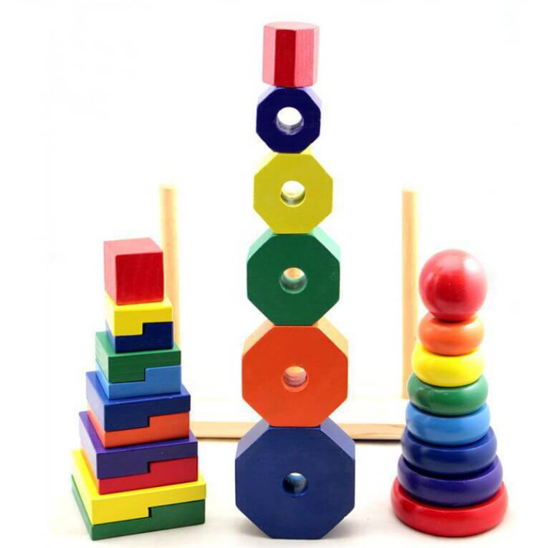 Xây tháp đòi hỏi mẹ phải phán đoán chính xác điểm dừng của mỗi viên gạch. (Ảnh: Sưu tầm Internet)