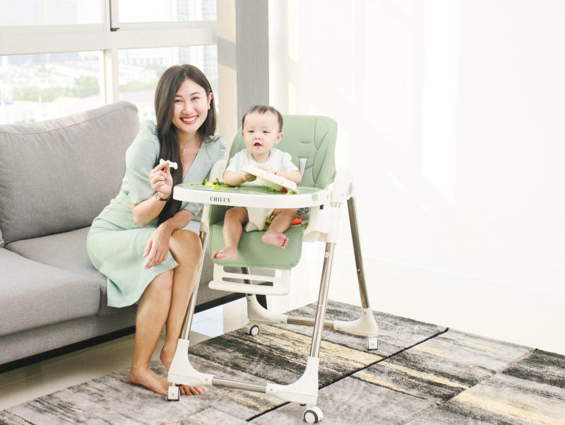 Ghế ăn dặm hãng Chilux có giá bán cao hơn so với các sản phẩm khác. (Ảnh sưu tầm từ Internet)