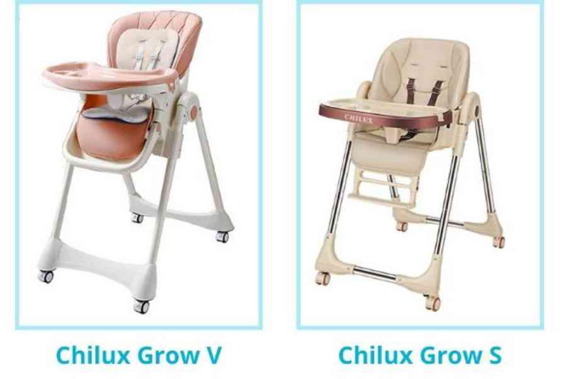 Điểm chung giữa ghế ăn dặm Chilux Grow S và Chilux Grow V. (Ảnh sưu tầm từ Internet)