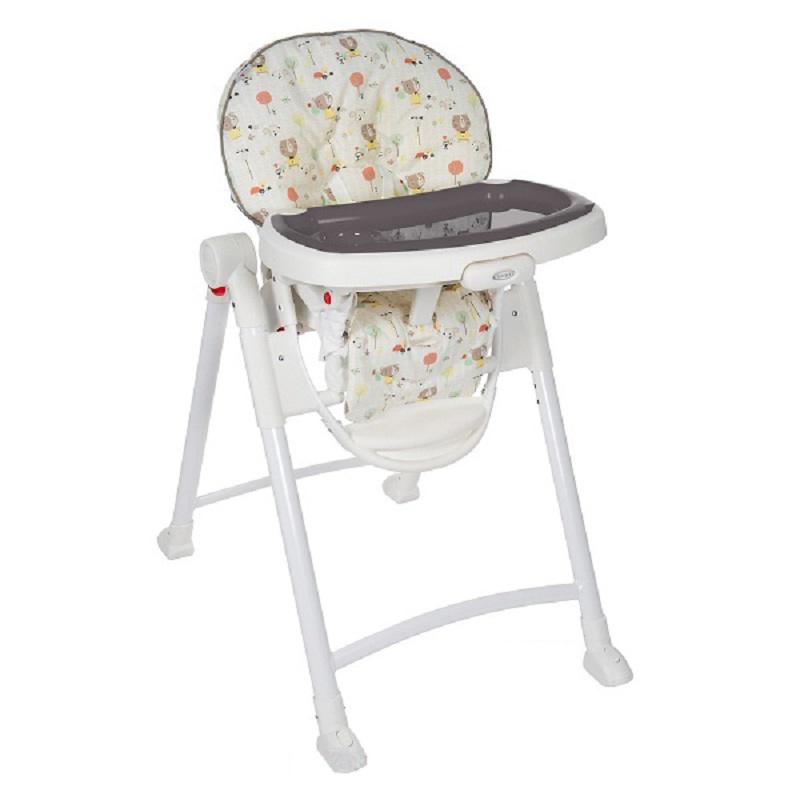 Ghế ăn dặm có bánh xe Graco. (Ảnh: Sưu tầm Internet)