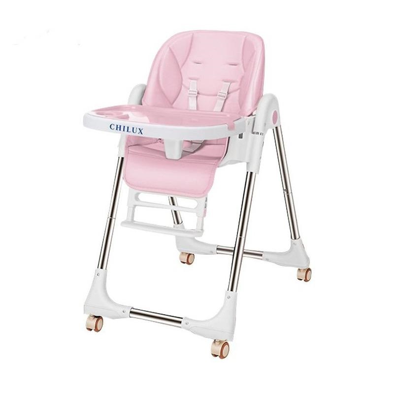 Ghế ăn dặm có bánh xe Chilux Grow S. (Ảnh: Sưu tầm Internet)