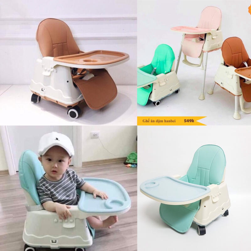 Ghế ăn dặm thương hiệu Hanbei. (Ảnh sưu tầm Internet)