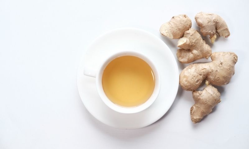 Trà gừng giúp đốt cháy mỡ thừa. (Ảnh: Nguồn Internet)