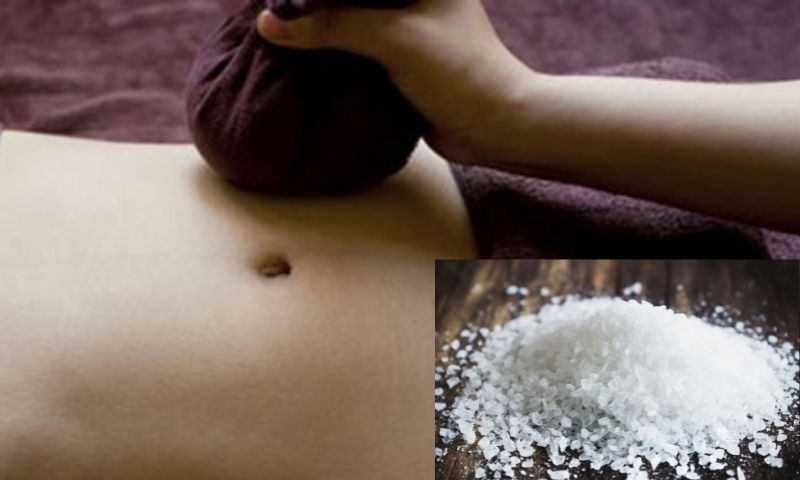 Lưu ý khi chườm muối giảm mỡ bụng sau sinh mổ. (Ảnh: Nguồn Internet)