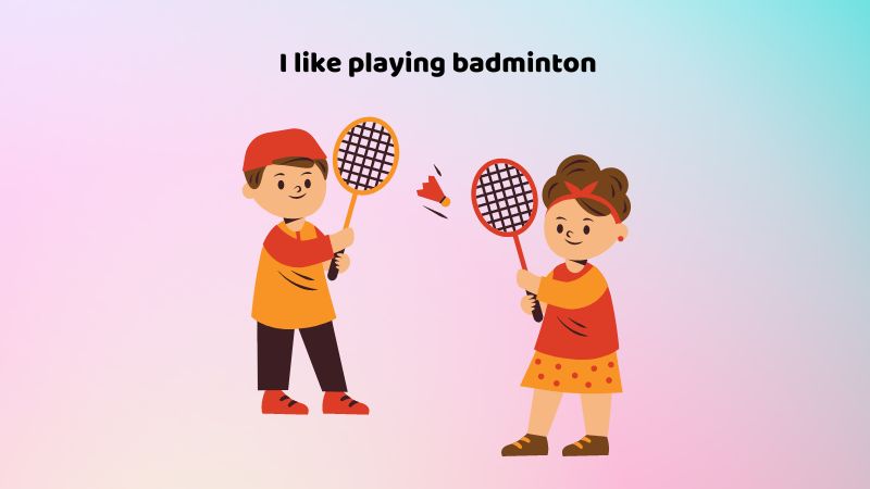 Bé giới thiệu bản thân bằng tiếng Anh nói về sở thích. (Ảnh: Canva)