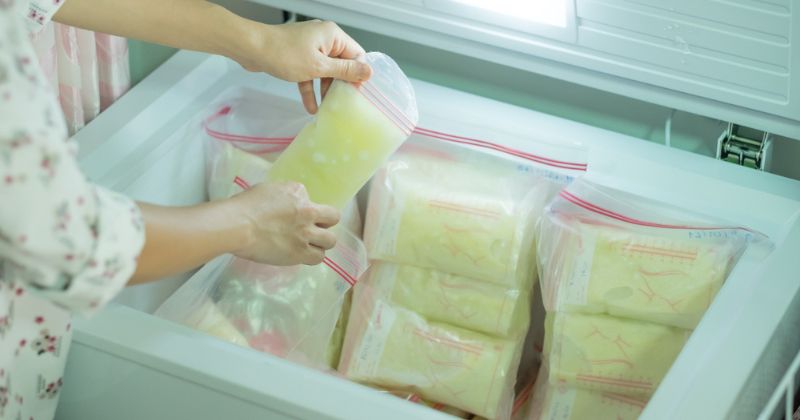 Không được hâm sữa khi chưa rã đông hoàn toàn. (Ảnh: Sưu tầm Internet)