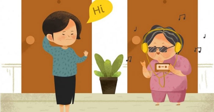 Từ "hàng xóm" trong tiếng Anh là "neighbor". (Ảnh: Sưu tầm internet)