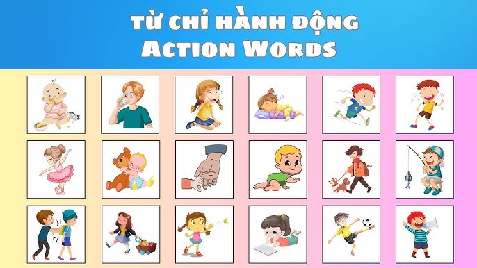 Trong tiếng Anh có nhiều từ chỉ hành động thông dụng (Ảnh: Sưu tầm internet)