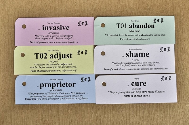 Học từ vựng tiếng Anh bằng Flashcard là phương pháp hiệu quả. (Ảnh: Sưu tầm internet)