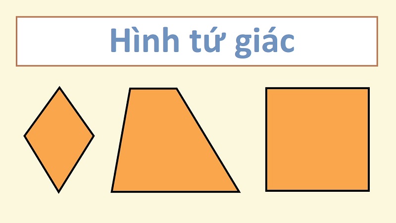 Trong hình tứ giác có nhiều loại hình khác nhau. (Ảnh: Sưu tầm internet)