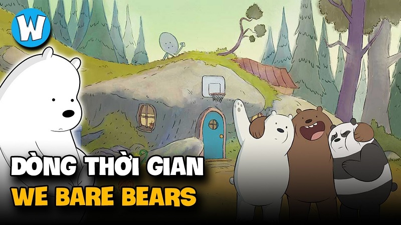 Hình ảnh bắt mắt, nội dung dễ hiểu với bộ phim We Are Bears. (Ảnh: Internet)
