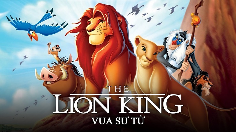 Phim hoạt hình học tiếng Anh The Lion King (Vua Sư Tử). (Ảnh: Internet)