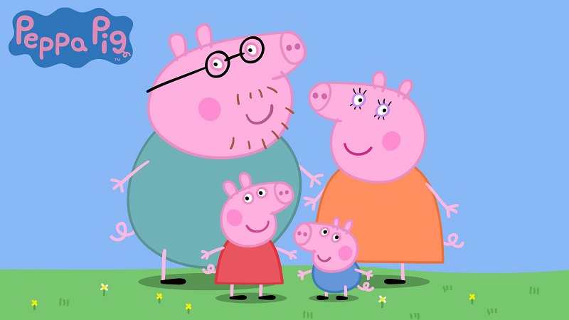 Phim hoạt hình tiếng Anh cho bé 6 tuổi - Peppa Pig ngộ nghĩnh. (Ảnh: Internet)