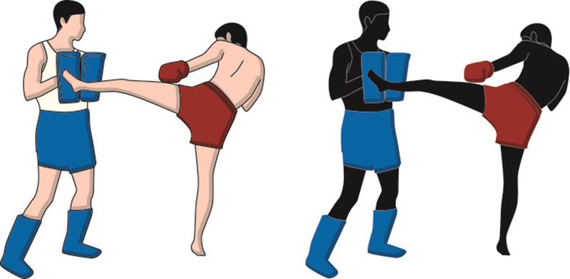 Học các bài tập kickboxing cốt lõi. (Ảnh: Internet)
