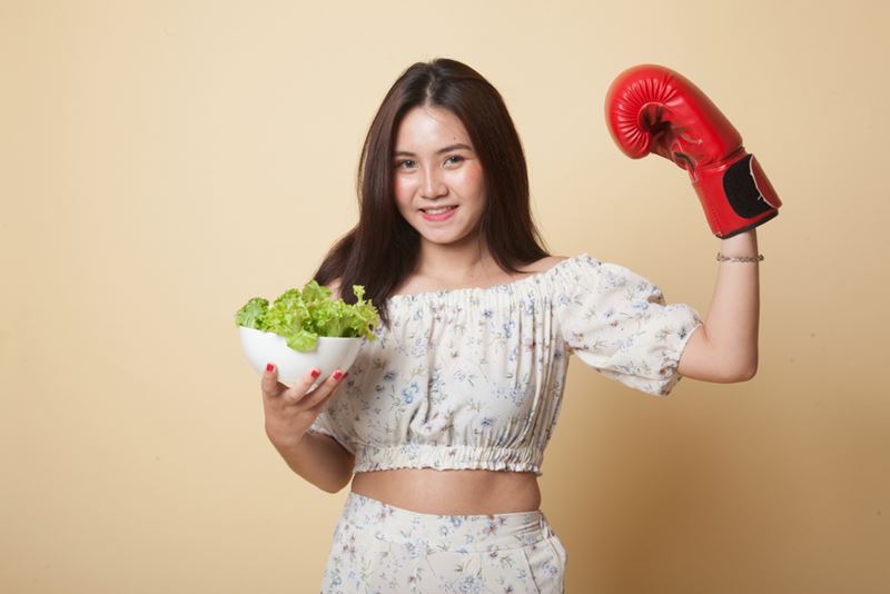 Chế độ ăn khi tập Kick boxing. (Ảnh: Internet)