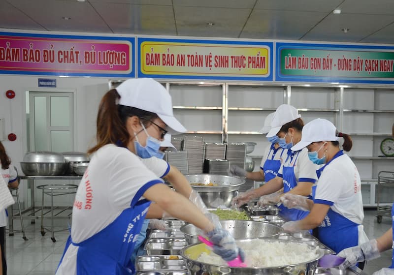 Các khoản thu trong học phí bán trú. (Ảnh: Internet)