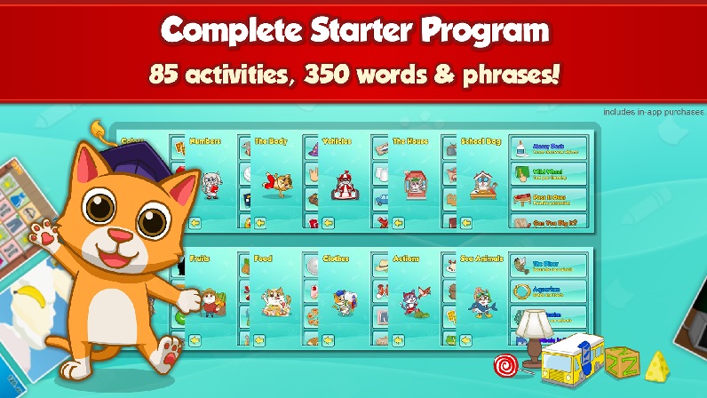 Giao diện của ứng dụng Fun English. (Ảnh: Sưu tầm Internet)