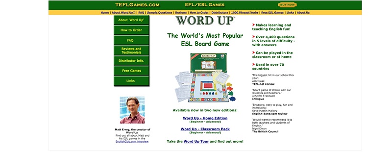 Học tiếng Anh qua trò chơi với TeflGames. (Ảnh: Internet)